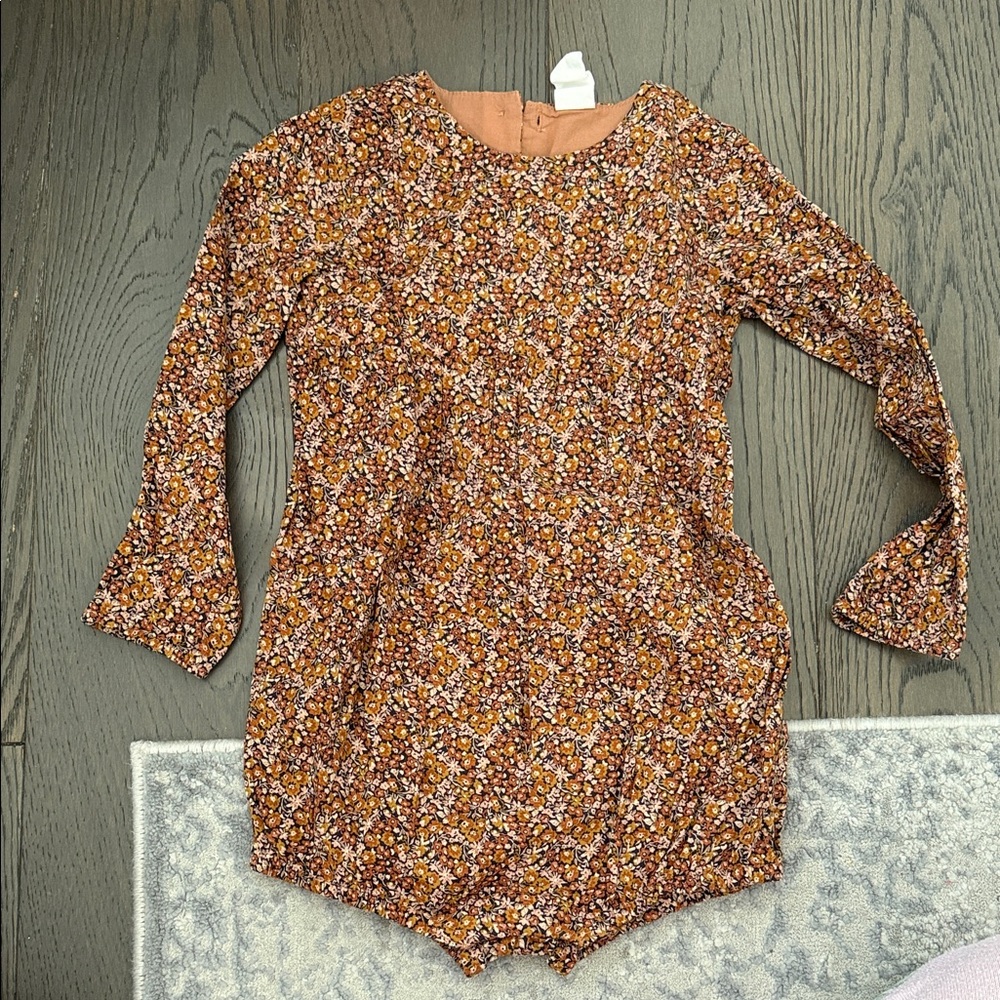 H&M Brown Floral Bodysuit